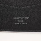 Louis Vuitton Bill Purse Portefeuille Calf Noir Canvas Wallet — view 4
