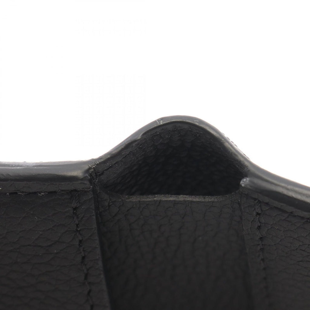 Louis Vuitton Bill Purse Portefeuille Calf Noir Canvas Wallet — view 6