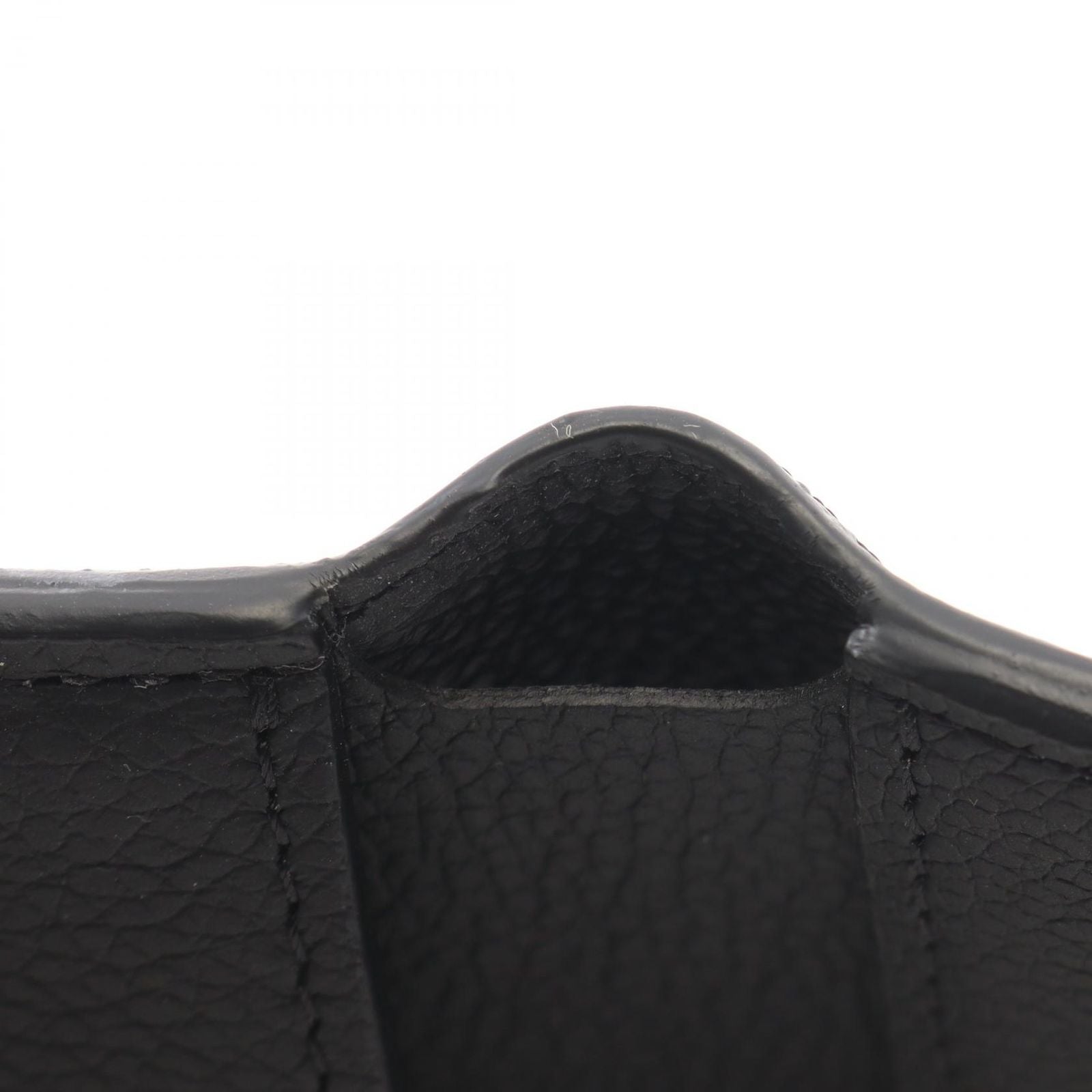 Louis Vuitton Bill Purse Portefeuille Calf Noir Canvas Wallet — view 6