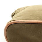 Hermes Pouch Bolide 20 Khaki Canvas Leather Mini — view 9
