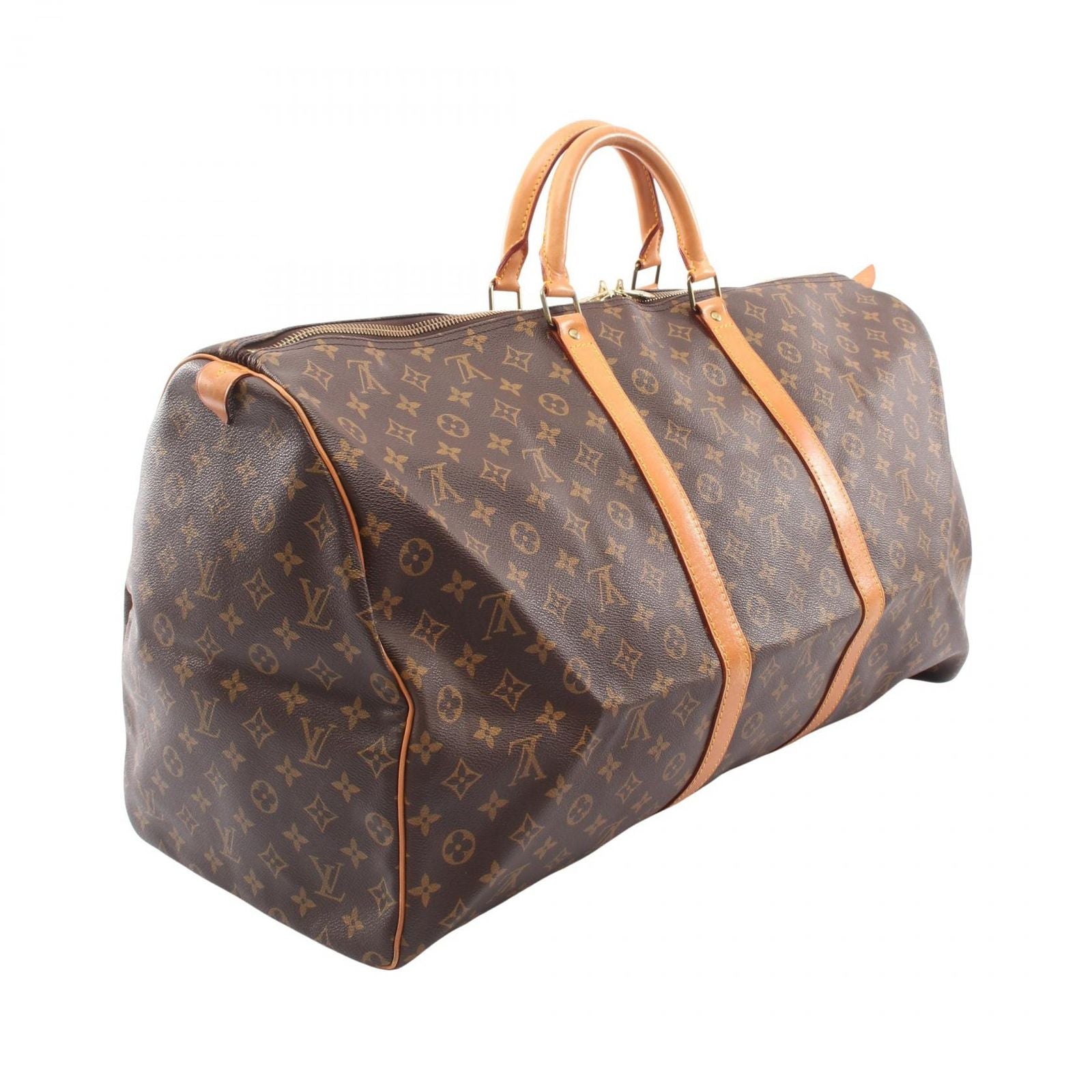 Louis Vuitton Boston Bag Keepall 60 Canvas Leather — view 2