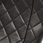 Chanel Backpack Quilted Turnlock Chain Black Lambskin Double — view 9