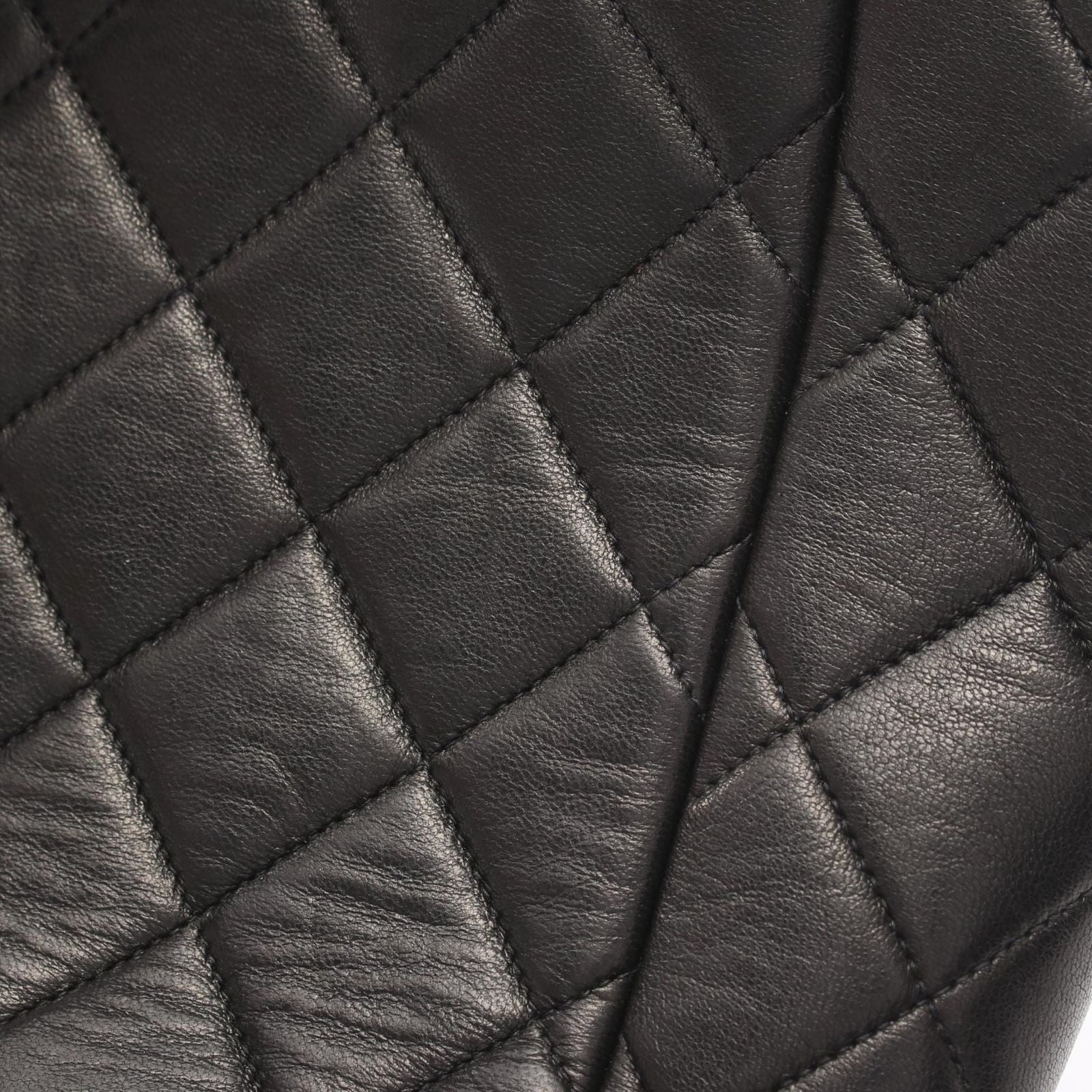Chanel Backpack Quilted Turnlock Chain Black Lambskin Double — view 9