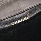 Chanel Backpack Quilted Turnlock Chain Black Lambskin Double — view 4