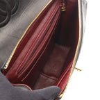 Chanel Backpack Quilted Square Chain Black Lambskin — view 3