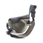 Dior Waist Bag Sacai Saddle Khaki Navy Nylon Leather — view 2