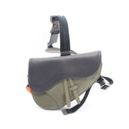 Dior Waist Bag Sacai Saddle Khaki Navy Nylon Leather