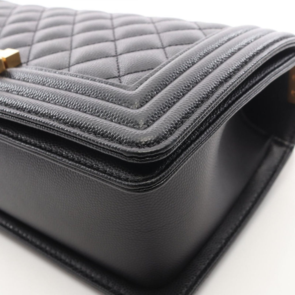 Chanel Shoulder Bag Boy Black Calf Boy Chain — view 8