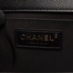 Chanel Shoulder Bag Boy Black Calf Boy Chain — view 4