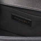 Chanel Shoulder Bag Boy Black Calf Boy Chain — view 4