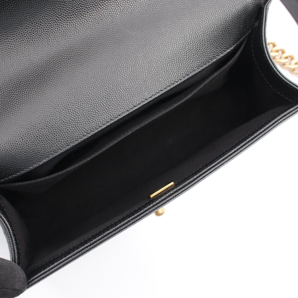 Chanel Shoulder Bag Boy Black Calf Boy Chain — view 3