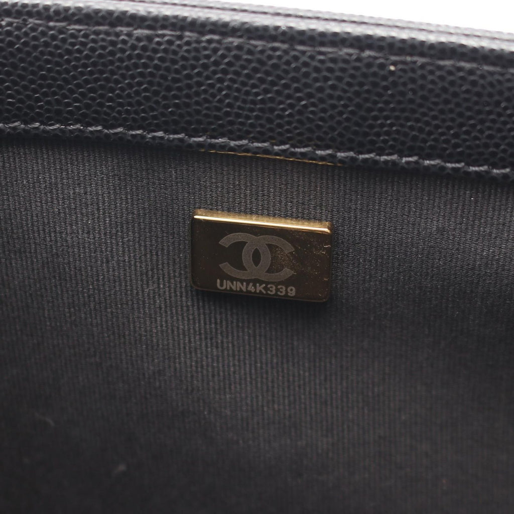 Chanel Shoulder Bag Boy Black Calf Boy Chain — view 5