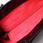 Chanel Tote Cambon Line Large Black Leather Enamel — view 9
