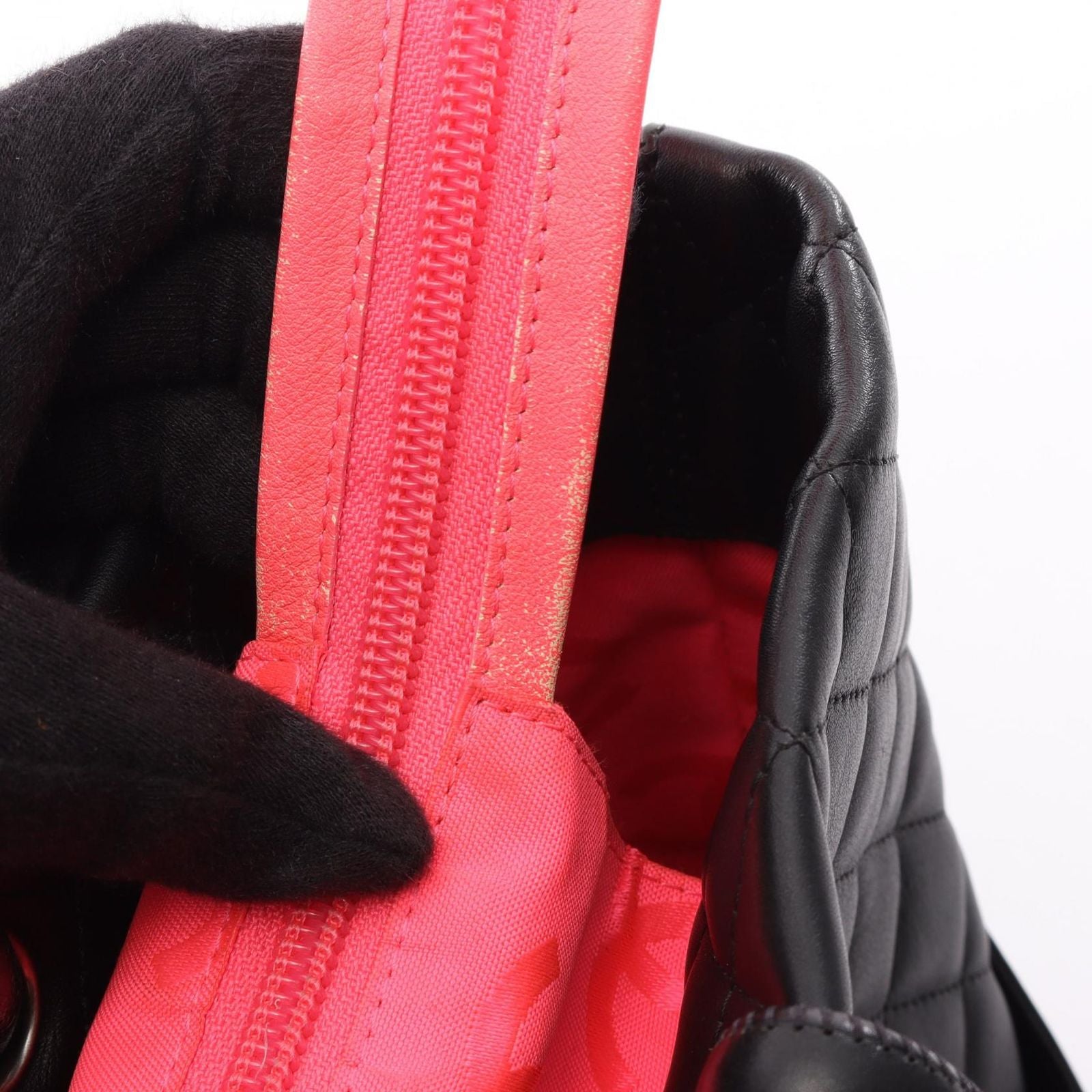 Chanel Tote Cambon Line Large Black Leather Enamel — view 8