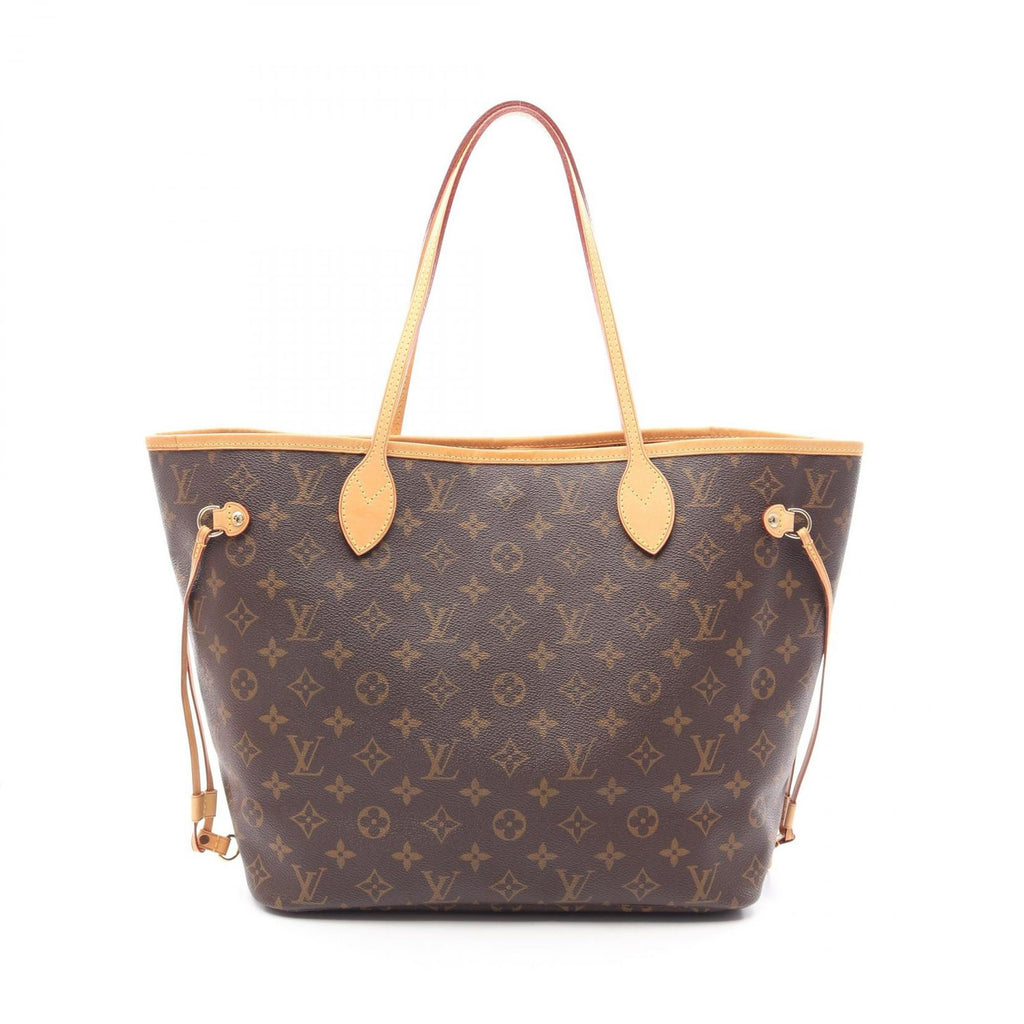 Louis Vuitton Tote Neverfull Monogram Canvas Leather