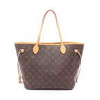 Louis Vuitton Tote Neverfull Monogram Canvas Leather