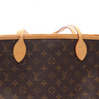 Louis Vuitton Tote Neverfull Monogram Canvas Leather — view 8