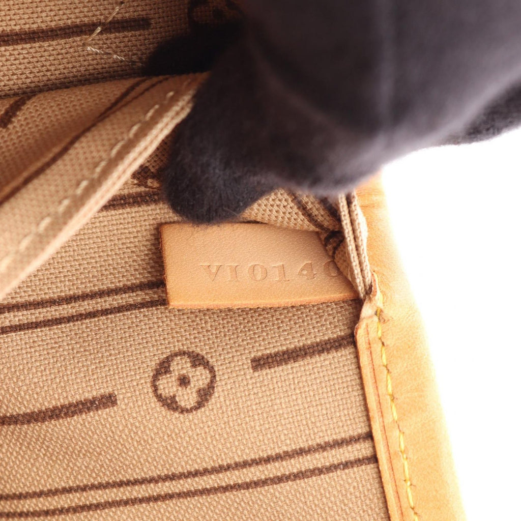 Louis Vuitton Tote Neverfull Monogram Canvas Leather — view 5