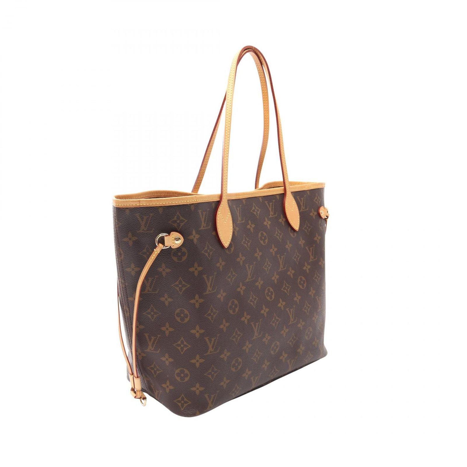 Louis Vuitton Tote Neverfull Monogram Canvas Leather — view 2