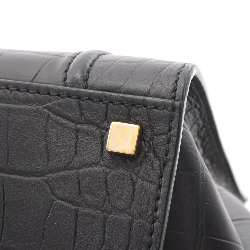 Celine Tote Luggage Phantom Black Leather — view 7