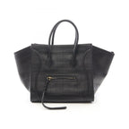 Celine Tote Luggage Phantom Black Leather