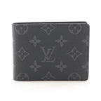 Louis Vuitton Bifold Wallet Portefeuille Multiple Monogram Eclipse Leather