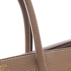 Hermes Handbag Birkin 35 Etoupe — view 8