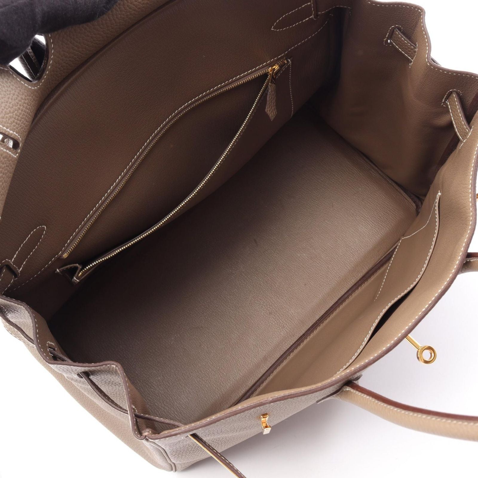 Hermes Handbag Birkin 35 Etoupe — view 3