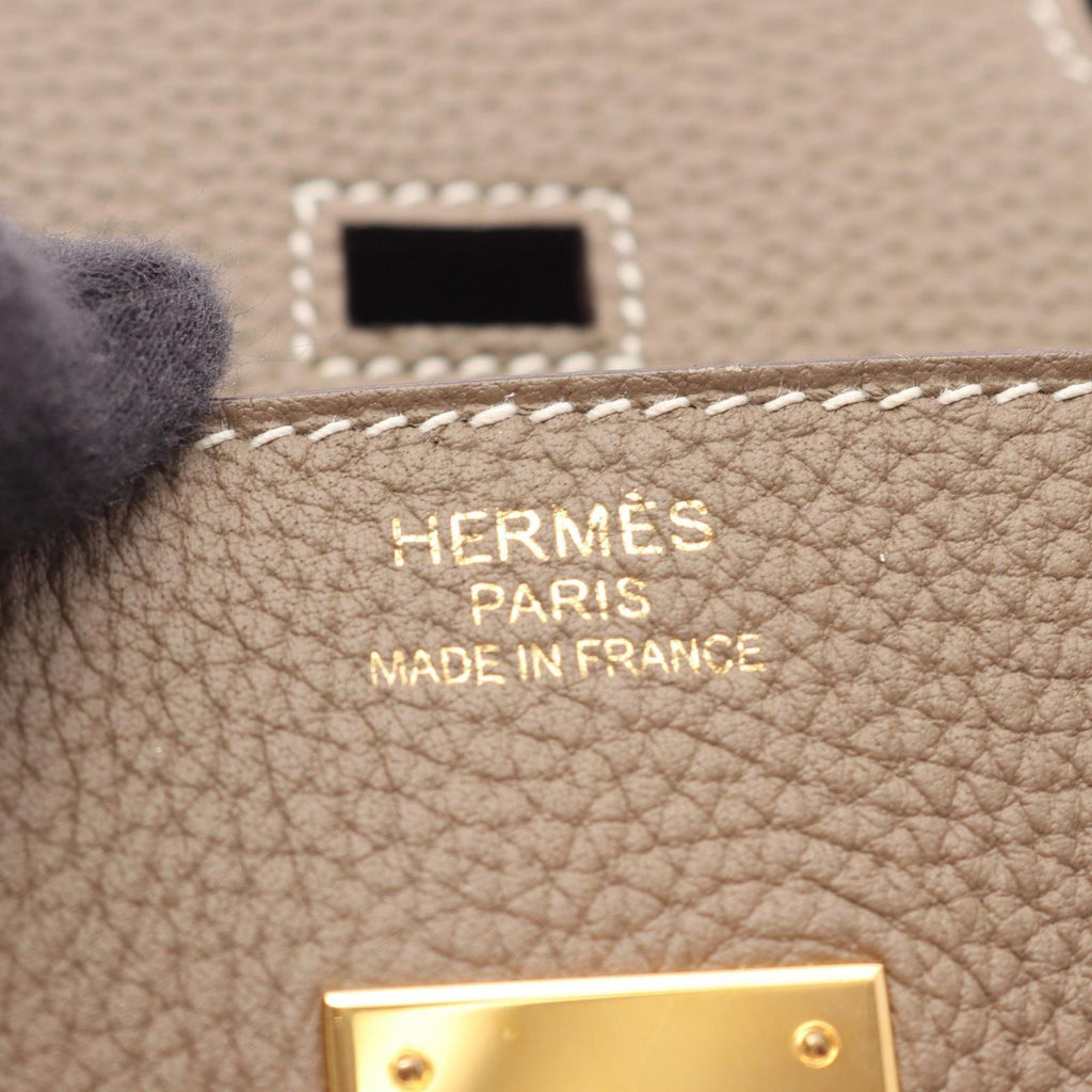 Hermes Handbag Birkin 35 Etoupe — view 4