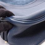 Hermes Shoulder Bag Bourlangue Navy Black Bourlangu — view 8