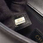 Chanel Shoulder Bag Boy Small Blanc Stitch Black Lambskin Boy Mini Chain — view 5