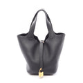 Hermes Handbag Picotin Lock PM Black Leather