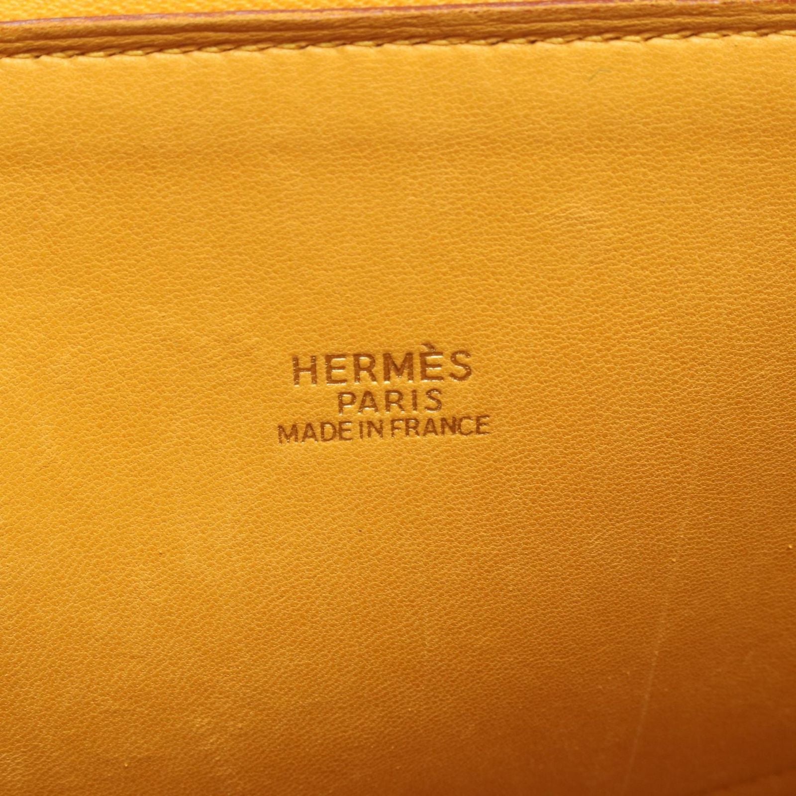 Hermes Handbag Bolide 35 Way Jaune Leather — view 4