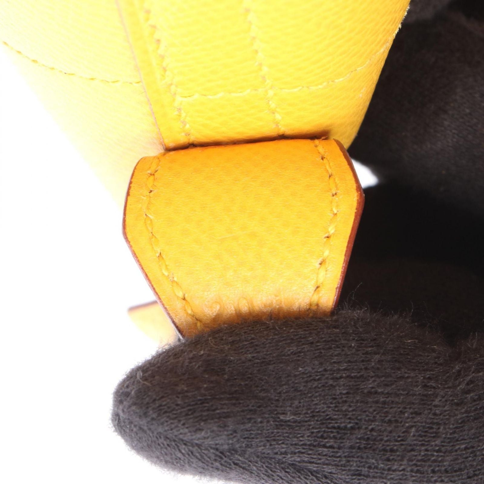 Hermes Handbag Bolide 35 Way Jaune Leather — view 5