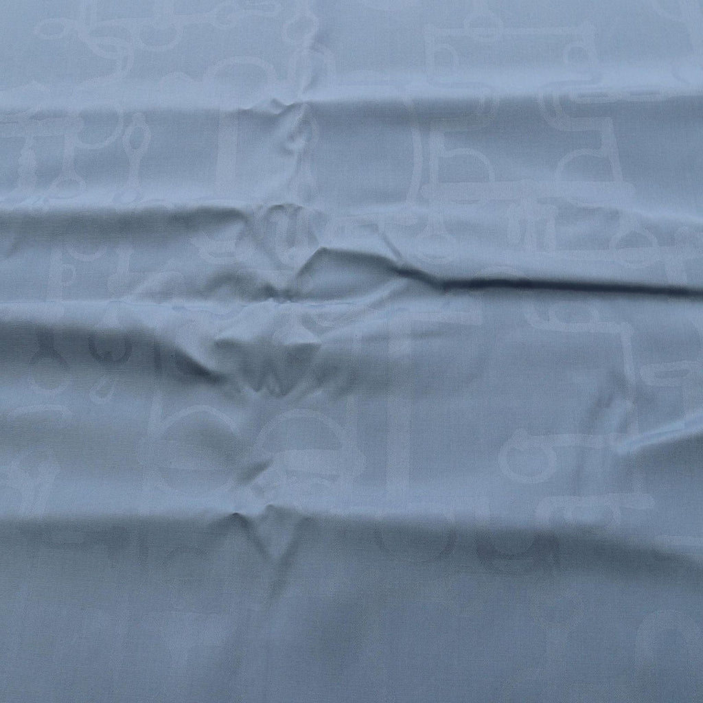 Hermes Scarf Carre 100 Blue Silk — view 5