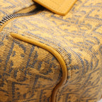 Dior Handbag Rango 26 Oblique 2-Way Yellow Canvas Leather — view 8