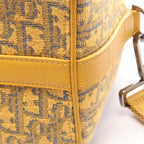 Dior Handbag Rango 26 Oblique 2-Way Yellow Canvas Leather — view 6
