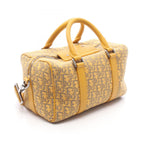 Dior Handbag Rango 26 Oblique 2-Way Yellow Canvas Leather — view 2