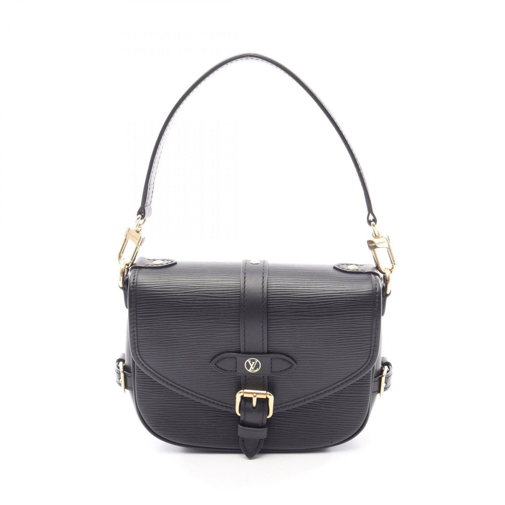 Louis Vuitton Handbag Saumur BB Epi Noir Leather