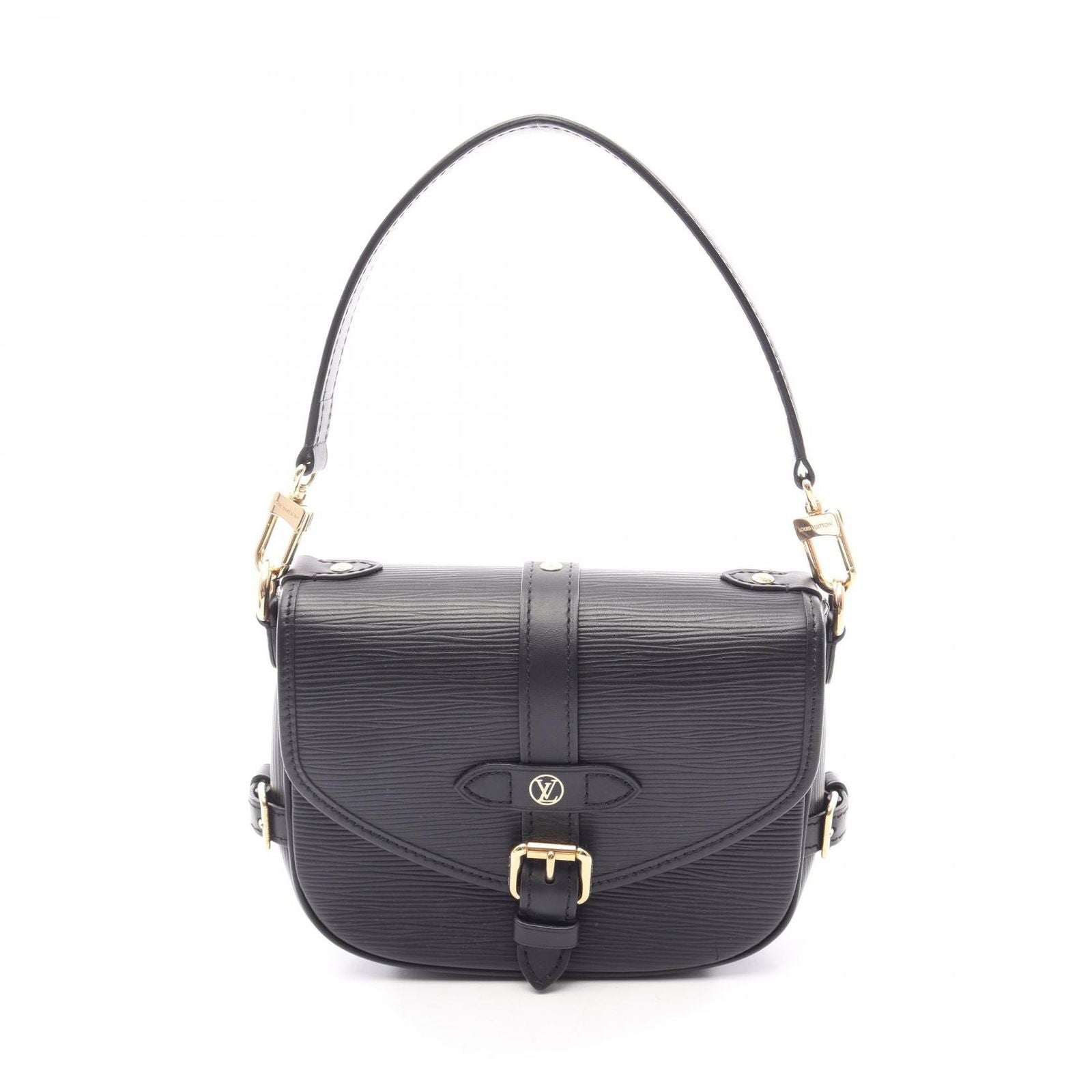 Louis Vuitton Handbag Saumur BB Epi Noir Leather