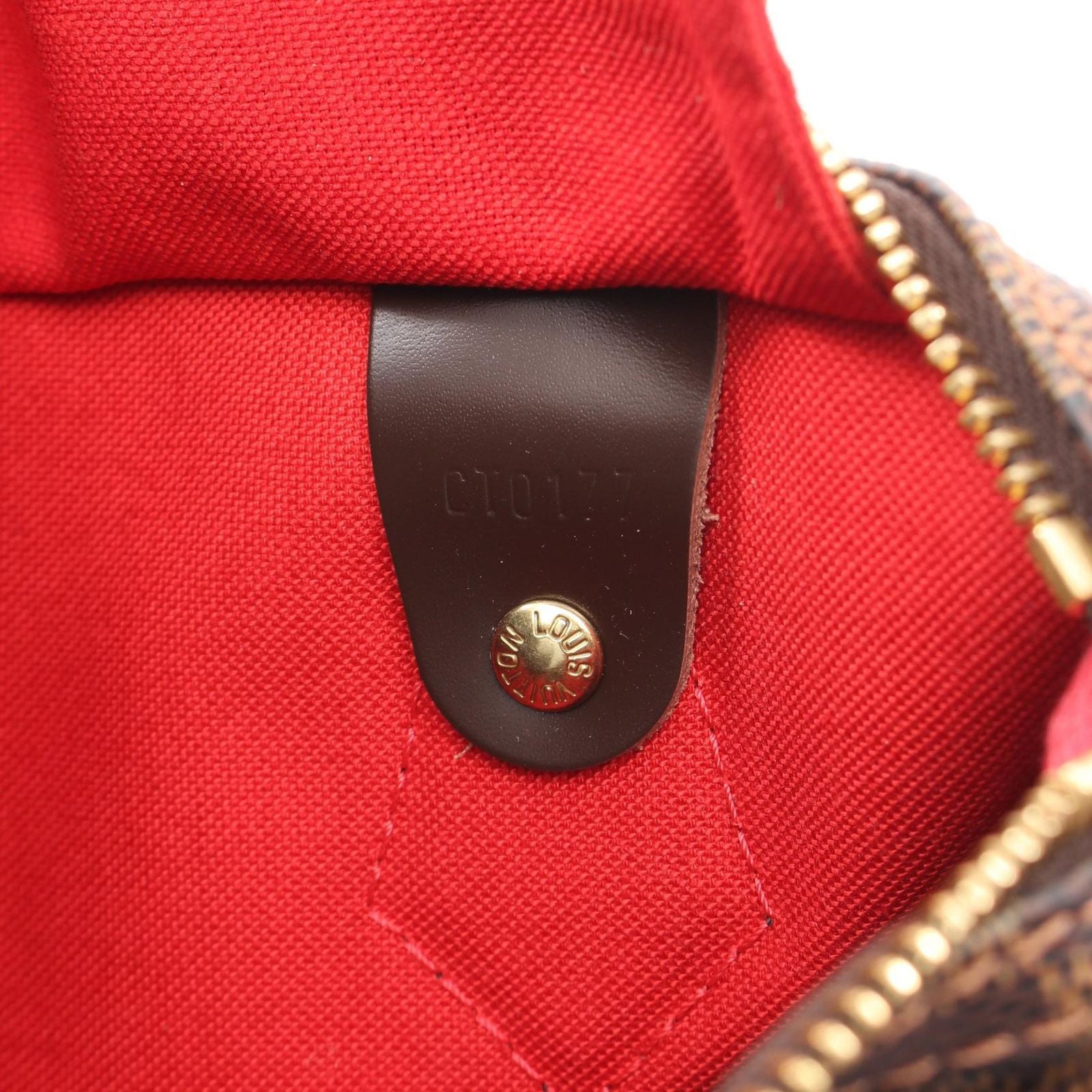 Louis Vuitton Handbag Speedy 25 Damier Ebene Canvas Leather — view 5