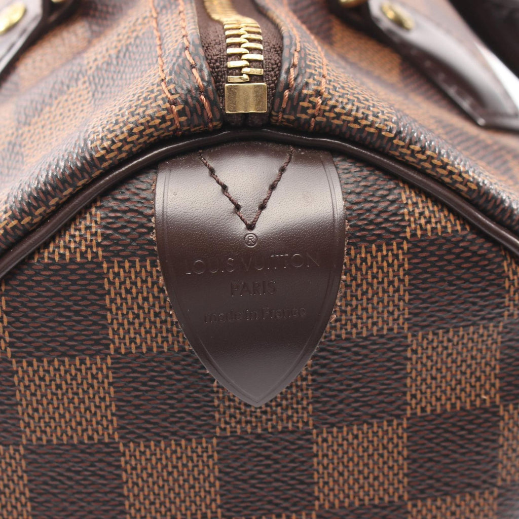 Louis Vuitton Handbag Speedy 25 Damier Ebene Canvas Leather — view 4