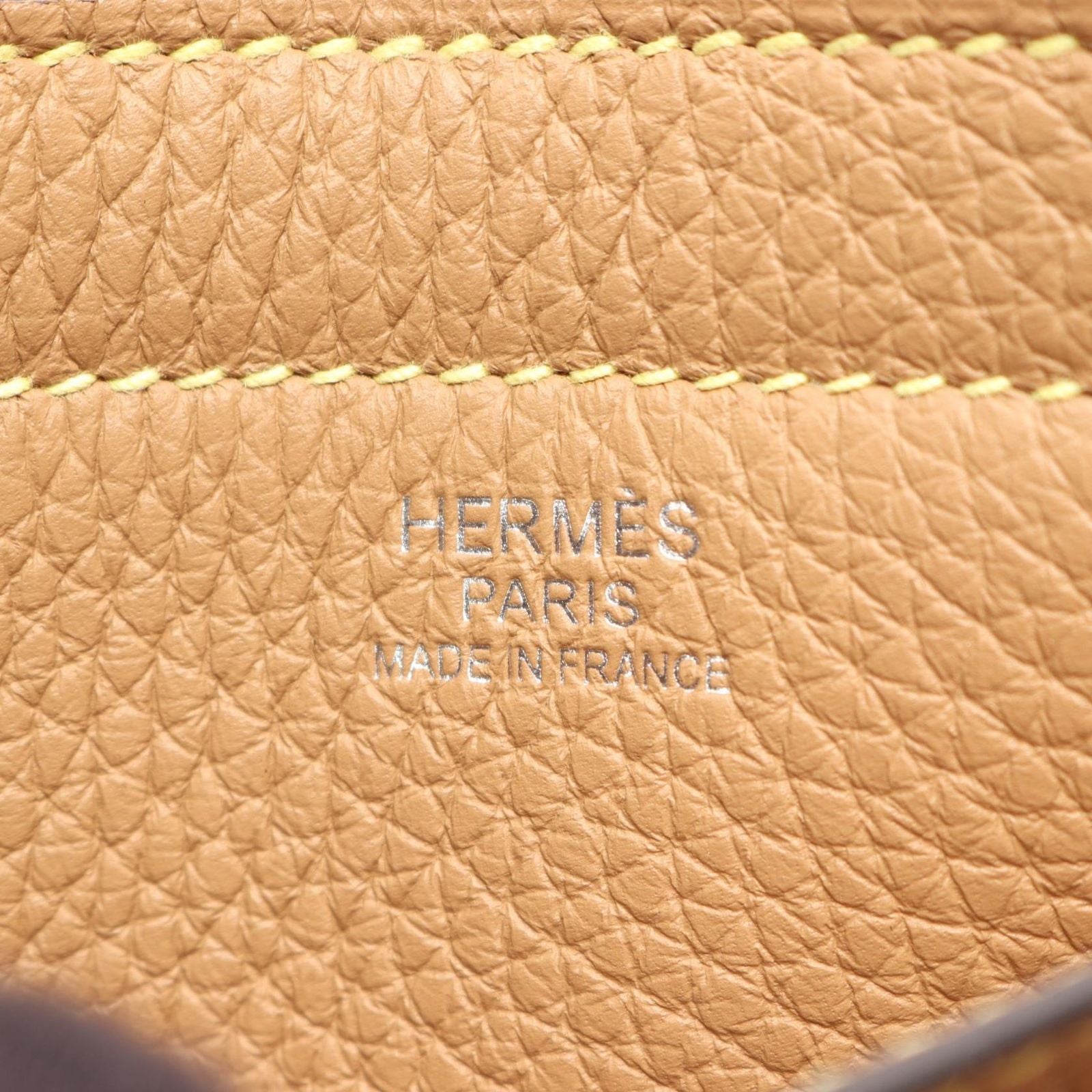 Hermes Tote Cover Series 46 Nata Chai Leather — view 4