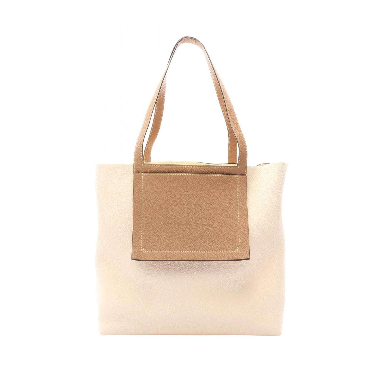 Hermes Tote Cover Series 46 Nata Chai Leather