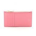 Celine Card Case Compact Zipped Holder Pink Leather Coin