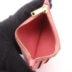 Celine Card Case Compact Zipped Holder Pink Leather Coin — view 3