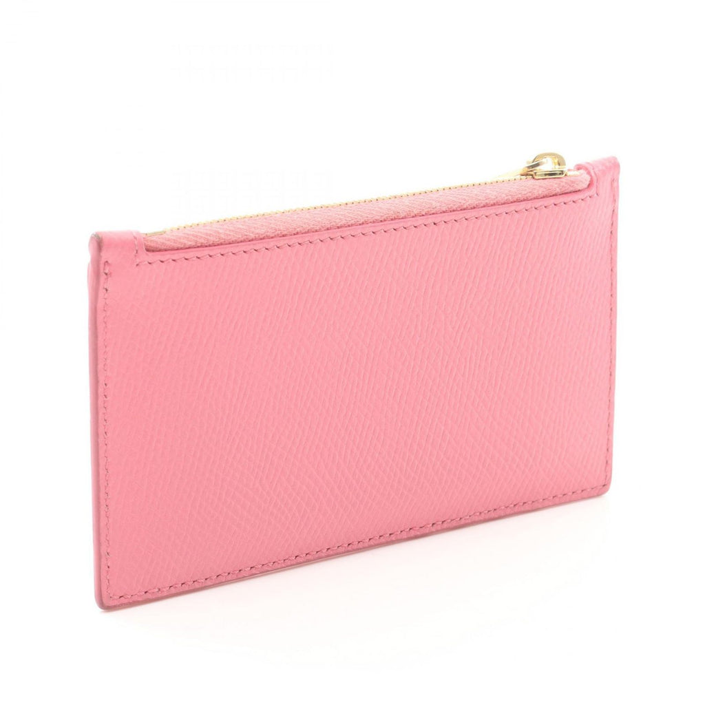 Celine Card Case Compact Zipped Holder Pink Leather Coin — view 2