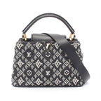 Louis Vuitton Handbag Capucines 2-Way Noir Leather