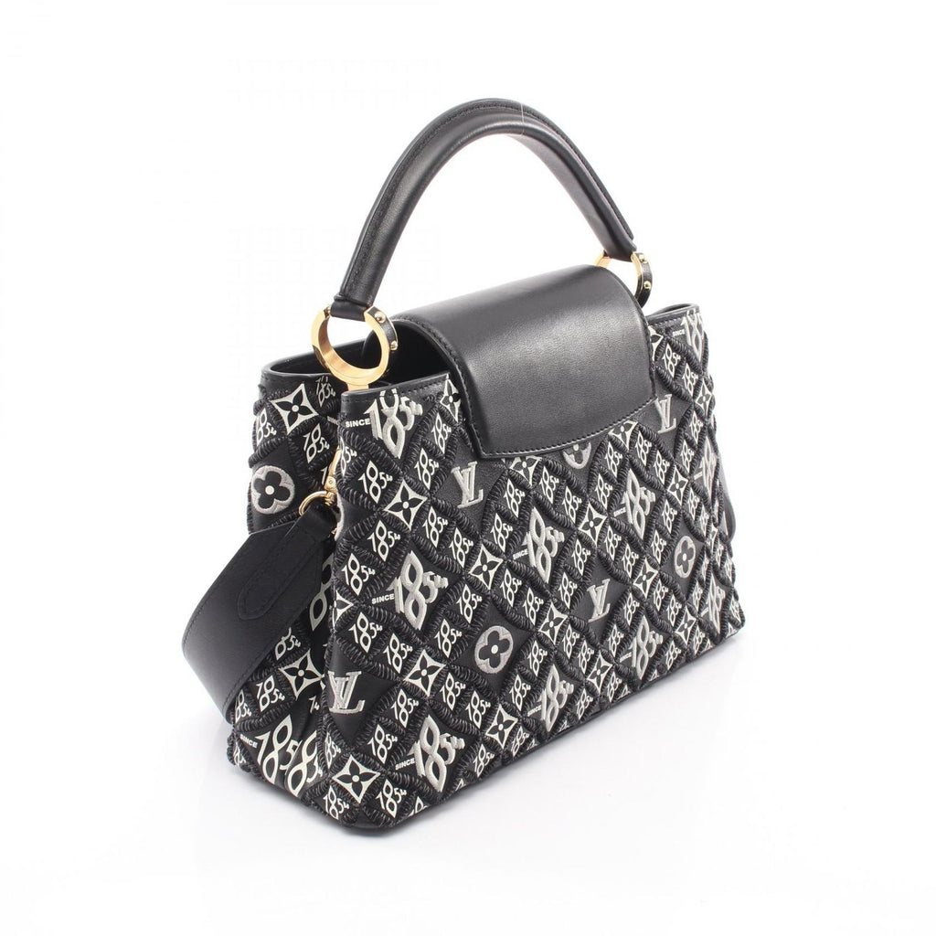 Louis Vuitton Handbag Capucines 2-Way Noir Leather — view 2