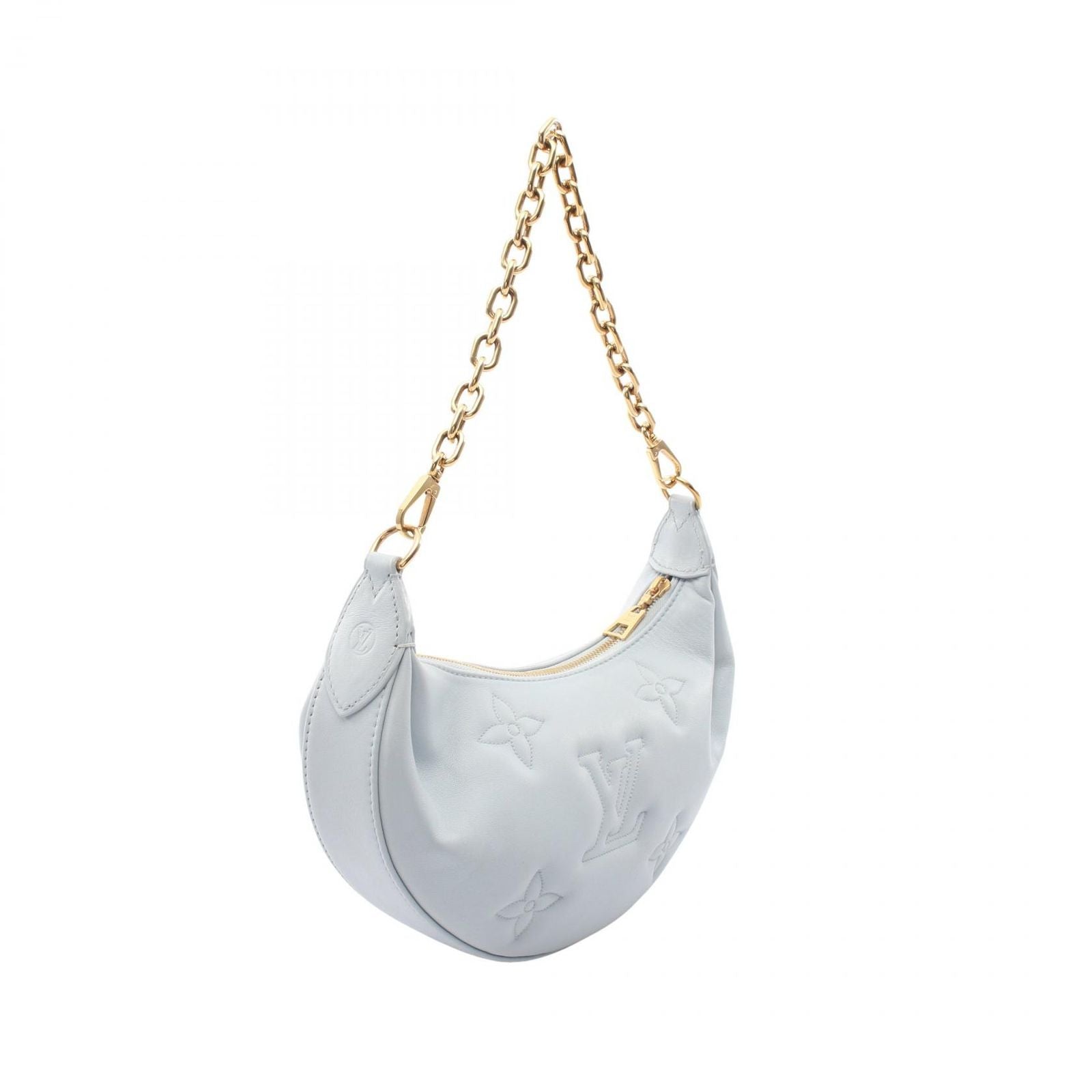 Louis Vuitton Shoulder Bag Oversum Bubble Glam 2-Way Blue Glacier Leather — view 2